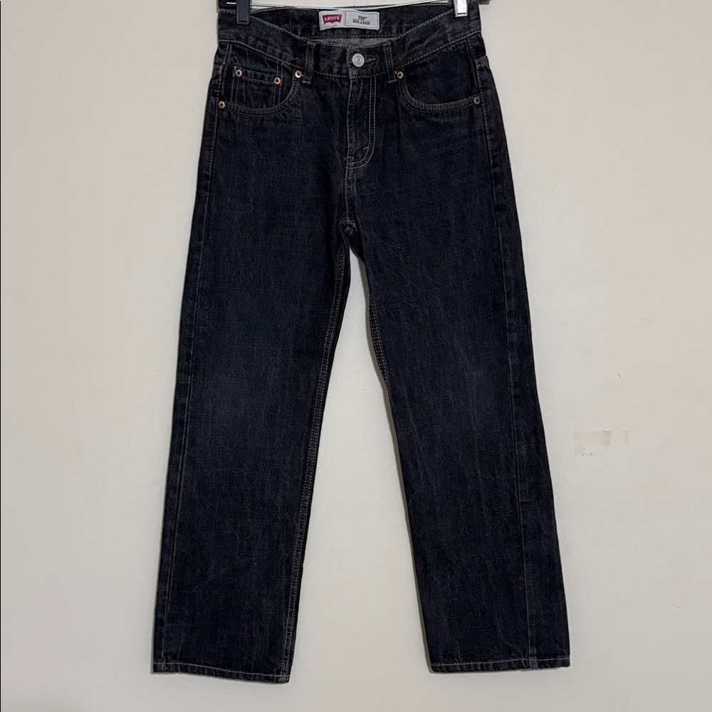 Levi's 550 kids Dark Denim Straight Jeans relaxed 26X26/ 12R casual Y2K loose